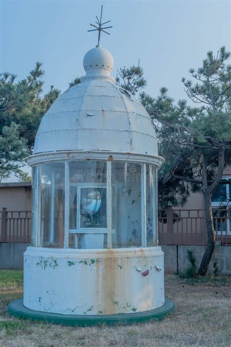 Old Lighthouse Lantern Room in Public Park Stock Image - Image of nautical, navigation: 238673559