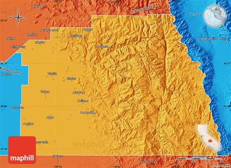 Tulare County California Map: Everything You Need To Know In 2023 - World Map Colored Continents