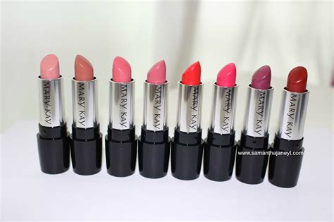 Samantha Jane: Mary Kay Gel Semi Matte Lipstick Swatches + Review