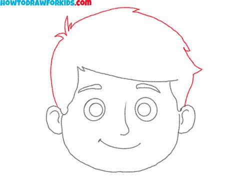 How to Draw a Boy's Face - Easy Drawing Tutorial For Kids