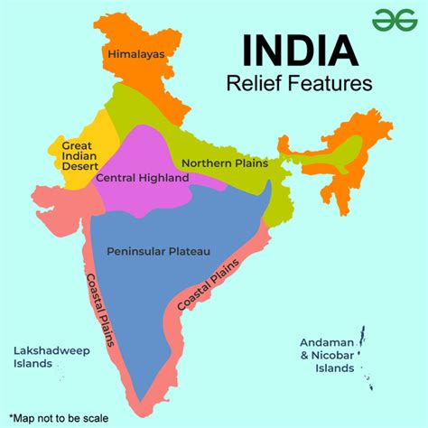 What are the Relief Features of India? - GeeksforGeeks