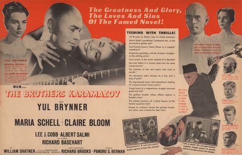 The Brothers Karamazov Original 1958 U.S. Movie Herald - Posteritati Movie Poster Gallery