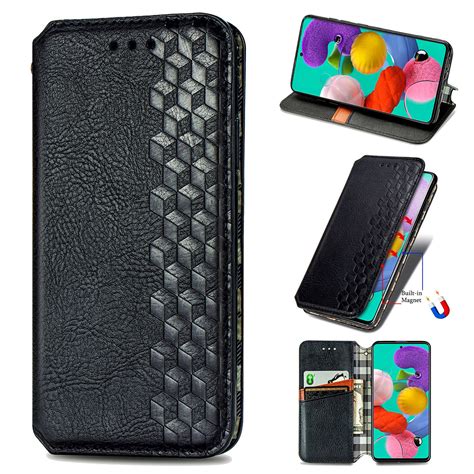 Dteck Case For Samsung Galaxy A71 5G (6.7 inches),Luxury Leather Wallet Card Holder Flip Cover ...