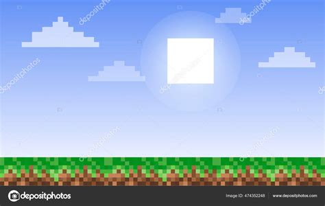 Pixel Background Concept Games Background Vector Illustration Stock ...