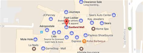 Directory White Oaks Mall Map