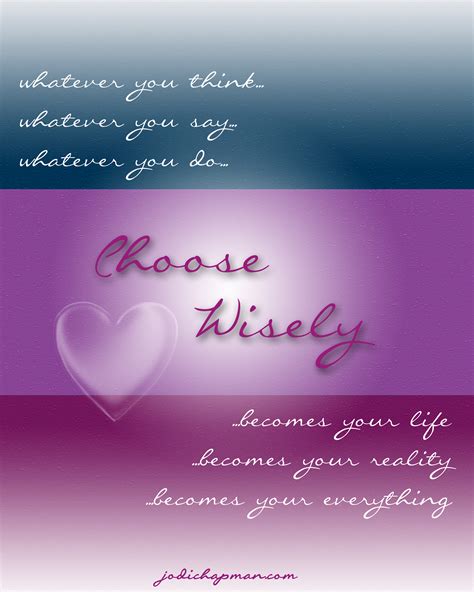 Choose Wisely - Free Printable Poster!
