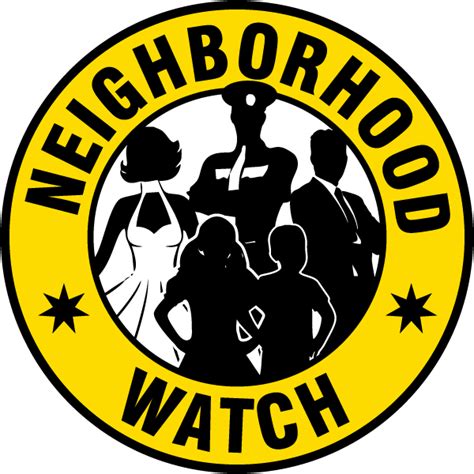 Neighborhood Watch Label - Save 10% Instantly