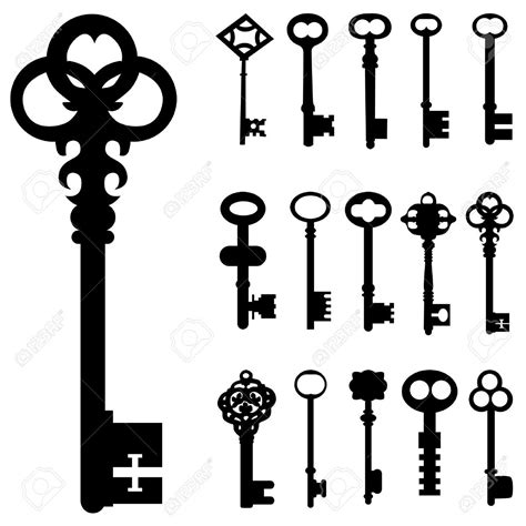 Skeleton Key Clipart