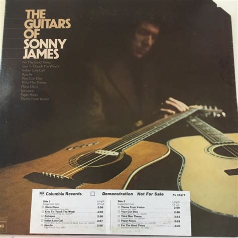 Sonny James – The Guitars Of Sonny James (1975, Vinyl) - Discogs