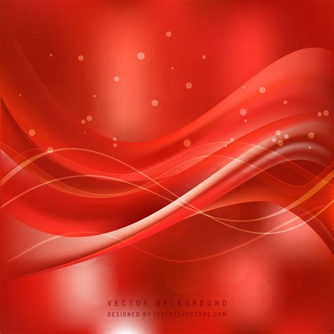 Red Wave Background Image