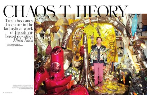 CHAOS THEORY | Architectural Digest | NOVEMBER 2017