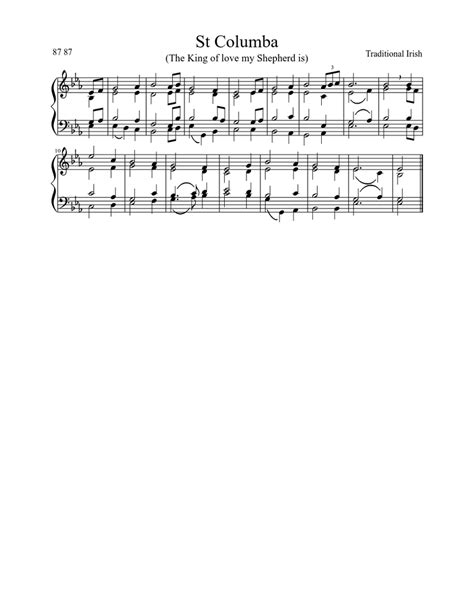 St Columba Sheet music | Download free in PDF or MIDI | Musescore.com