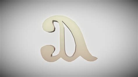 Alpha Coptic Letter Ⲁ - Download Free 3D model by Marco Zakaria ...