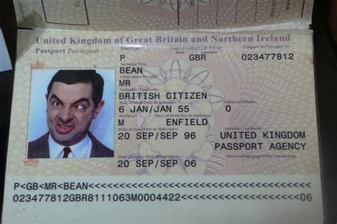 In 1997's "Bean" movie, Mr. Bean's first name shown in the passport is ...