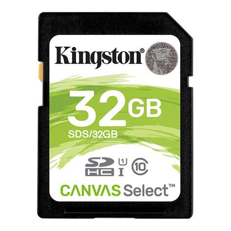 Kingston SDS Canvas Select 32GB MicroSD TF Card