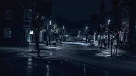 2560x1440 Road Street Night Outdoors Cityscape Evening 1440P Resolution , Backgrounds, and ...