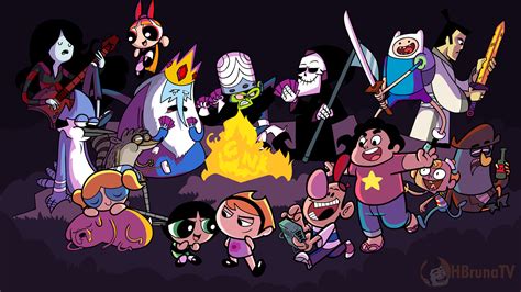 Adventure Time, Steven Universe, The Grim Adventures of Billy and Mandy, Powerpuff Girls ...