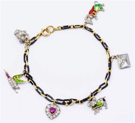 Diamond charm bracelet | Diamond charm, Womens bracelets, Bracelets