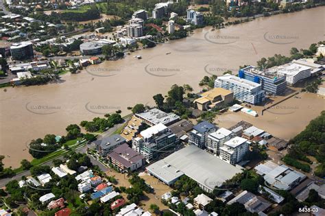 Aerial Photo Brisbane Flood QLD Aerial Photography