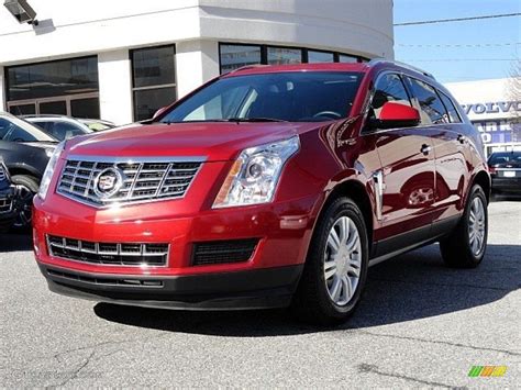 Crystal Red Tincoat 2016 Cadillac SRX Luxury Exterior Photo #118937677 | GTCarLot.com