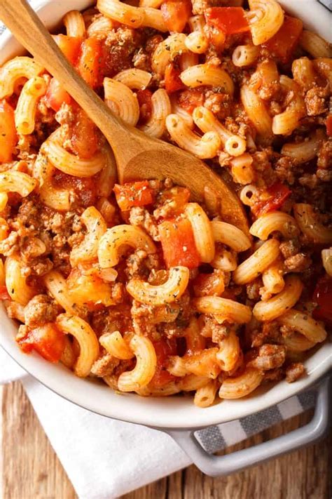 Hamburger Goulash w/ Elbow Macaroni | Simple Nourished Living