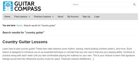 19 Websites To Learn Country Guitar Lessons Online (Free And Paid) - CMUSE