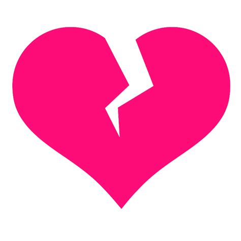 pink broken heart clipart - Clip Art Library