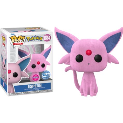 Funko - Pokemon - Espeon Flocked (#884) - Kitsune Relics