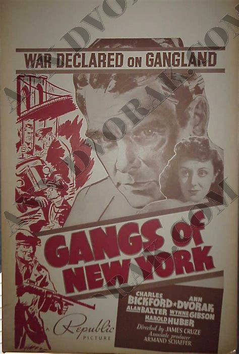 Collection Spotlight #2 – Gangs of New York Posters | Ann Dvorak: Hollywood's Forgotten Rebel