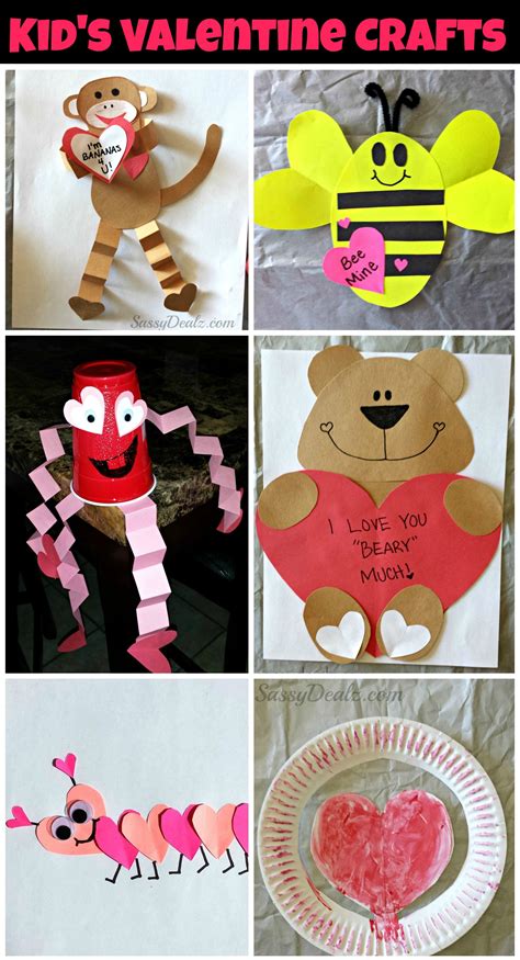 List of Easy Valentine's Day Crafts for Kids | Valentine's day crafts ...