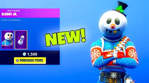 *NEW* SECRET SKIN "Snowman"..! Slushy Soldier (New Item Shop) Fortnite Battle Royale - YouTube