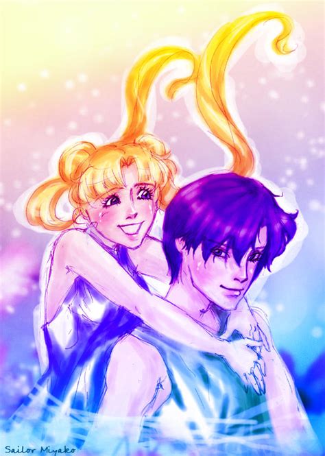 Usagi and Mamoru sketch by Miyako-tyan on DeviantArt