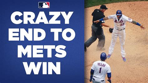 Javy Báez RACES around bases to score winning run | Mets win WILD one in 9th against Miami ...