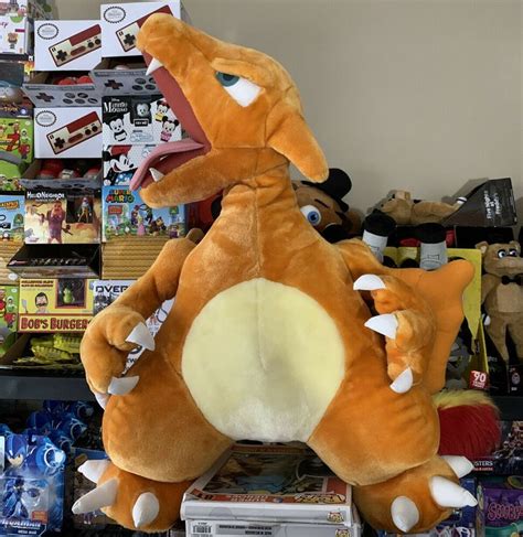 Jumbo Pokemon Charizard 32 " Plush - Play by Gamefreak 1999 VTG Big ...