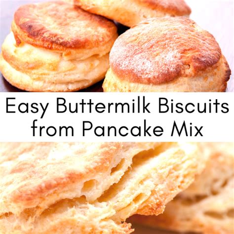 Easy Homemade Biscuits From Pancake Mix Recipe