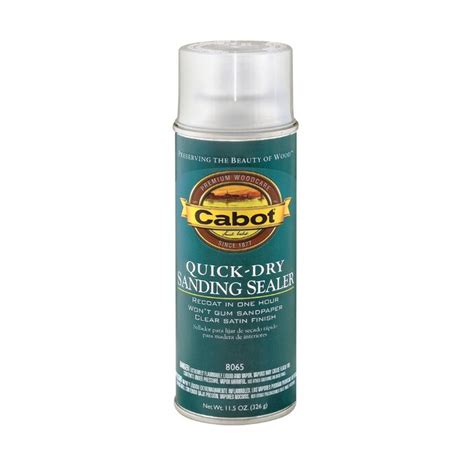 Cabot 12 oz Sanding Sealer Spray at Lowes.com