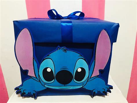 Stitch Box,Caja de regalo de 35 cm X 35 cm cuántas veces nos pasa que tenemos… | Diy dia dos ...