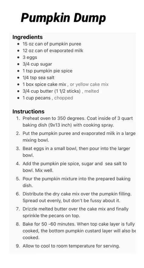 Pumpkin dump cake – Artofit