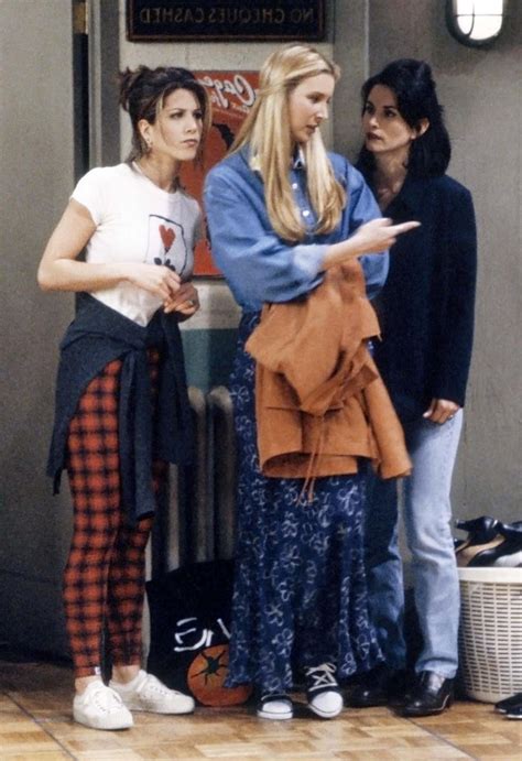 The 17 Ways Rachel from Friends Changed '90s Fashion: 12. Printed Pants ...