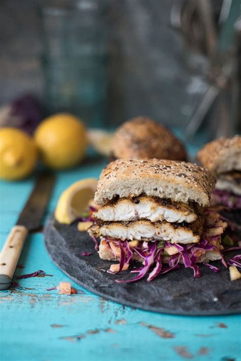 Blackened Catfish Sandwich recipe from Superman Cooks - #IHeartCatfish Light Sandwiches, Cold ...