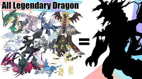 All Legendary Dragon Pokémon Fusion (Gen 1 - Gen 8) - YouTube