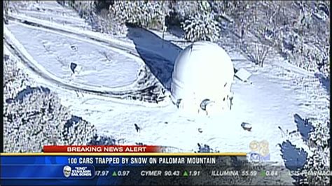 100 vehicles trapped by snow on Palomar Mountain - CBS News 8 - San Diego, CA News Station ...