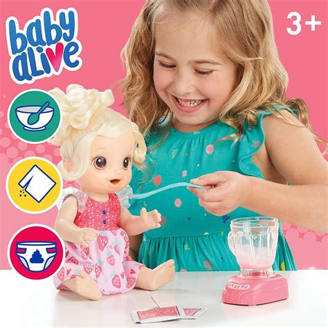 Baby Alive Magical Mixer Baby Doll Strawberry Shake