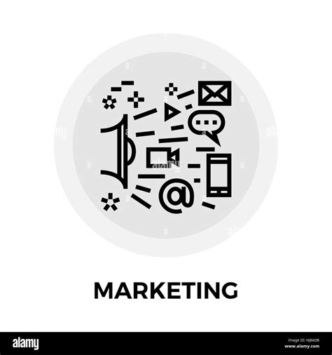 Marketing icon vector. Flat icon isolated on the white background ...