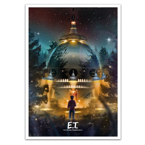 E.T. The Extra Terrestrial - Art Print By Andy Fairhurst | Vice Press
