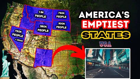 Why NOBODY Lives Here🇺🇸: The 9 Least Populated US States - YouTube