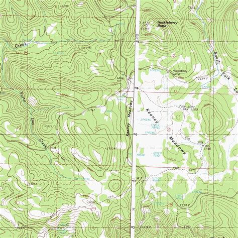 Keeney Meadows, OR Topo Map | Keeney Meadows, OR is a flat l… | Flickr