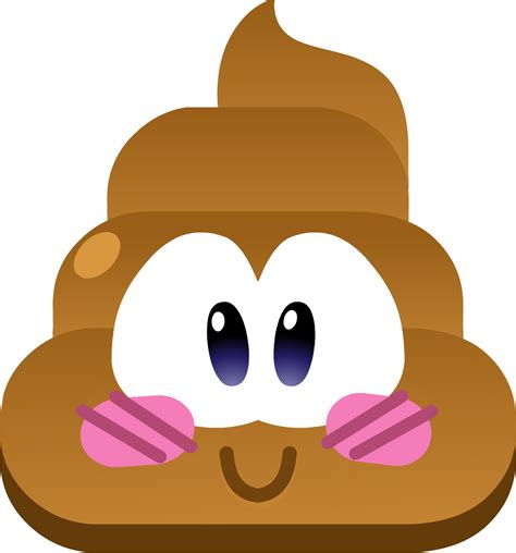 Cute Poop Happy Poop Emoji Emotional Piles Of Poop Digital Art By ...