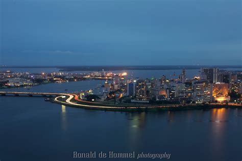 Evening skyline of Abidjan. | Ronald de Hommel Archive