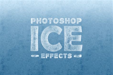 Ice Effects for Photoshop (Text & Shapes) — Medialoot